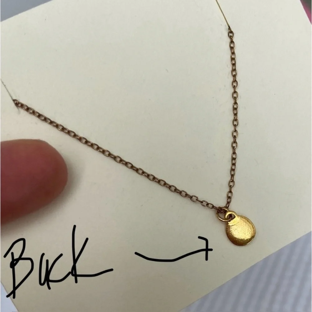 Gorjana Gold Necklace Arrow Sagittarius - 18k gold-plated 16.5" Shopbop Like New - Picture 7 of 9